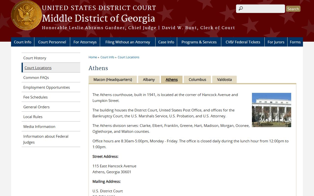 Hart County Superior Court docket and calendar records