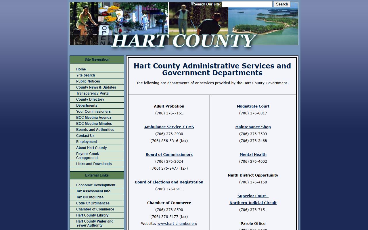 Hart County court records county office directory