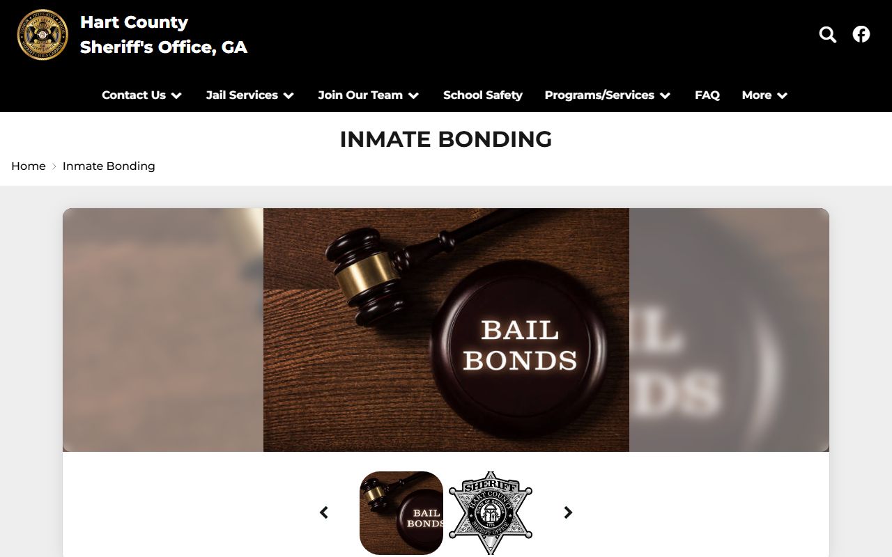 Hart County inmate records sheriff bonding information