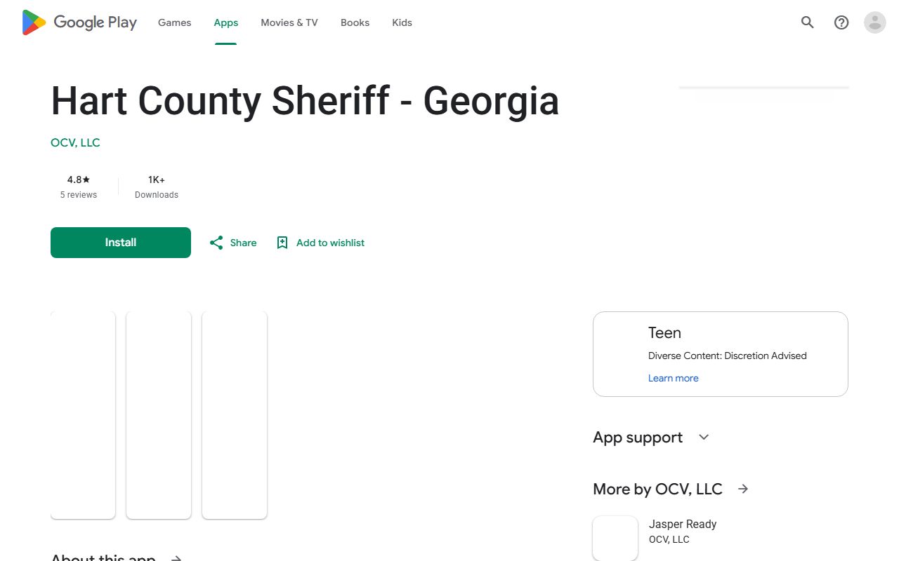 Hart County marriage and divorce records sheriff Google Play listing